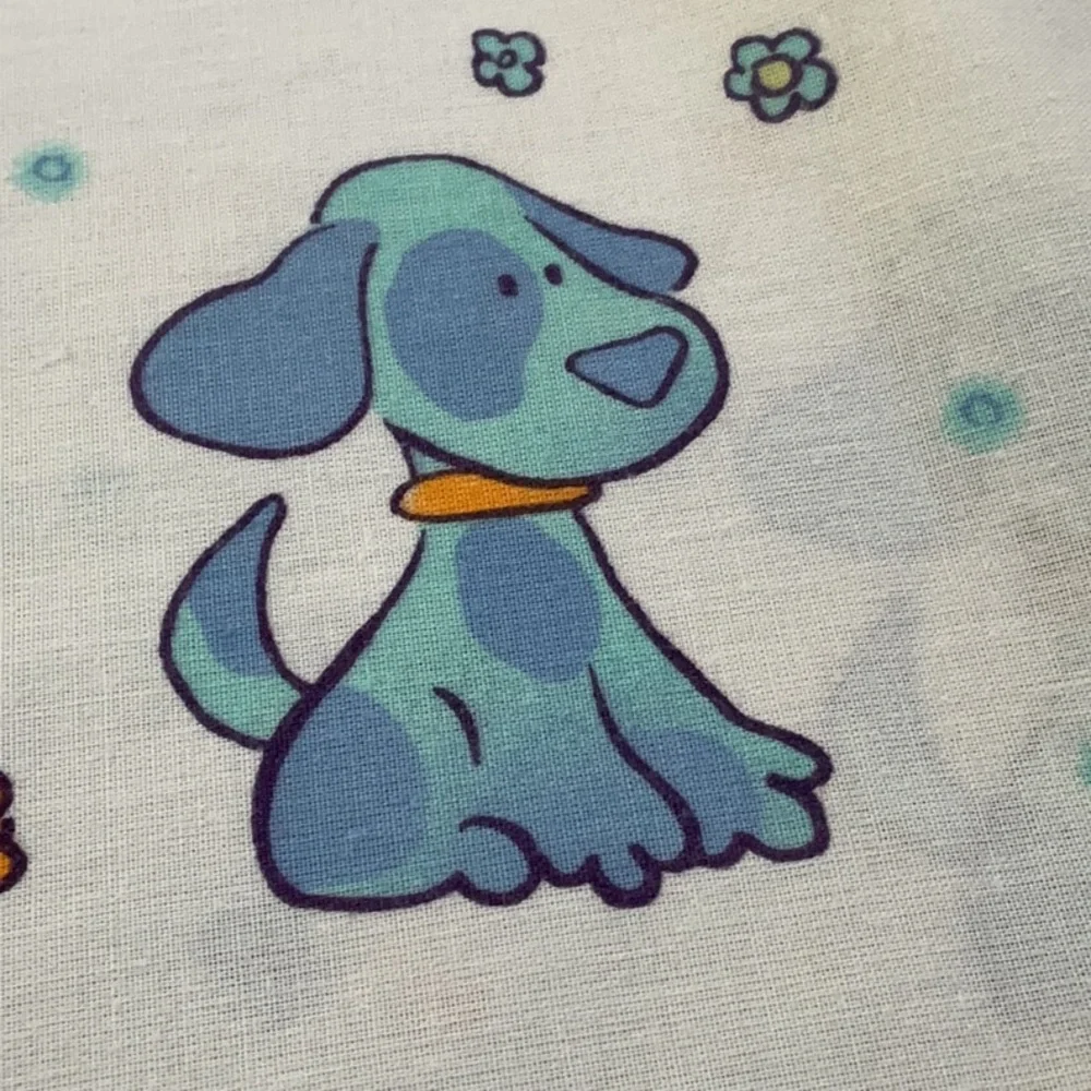 Cats and dogs shower curtain. Cotton poly blend.